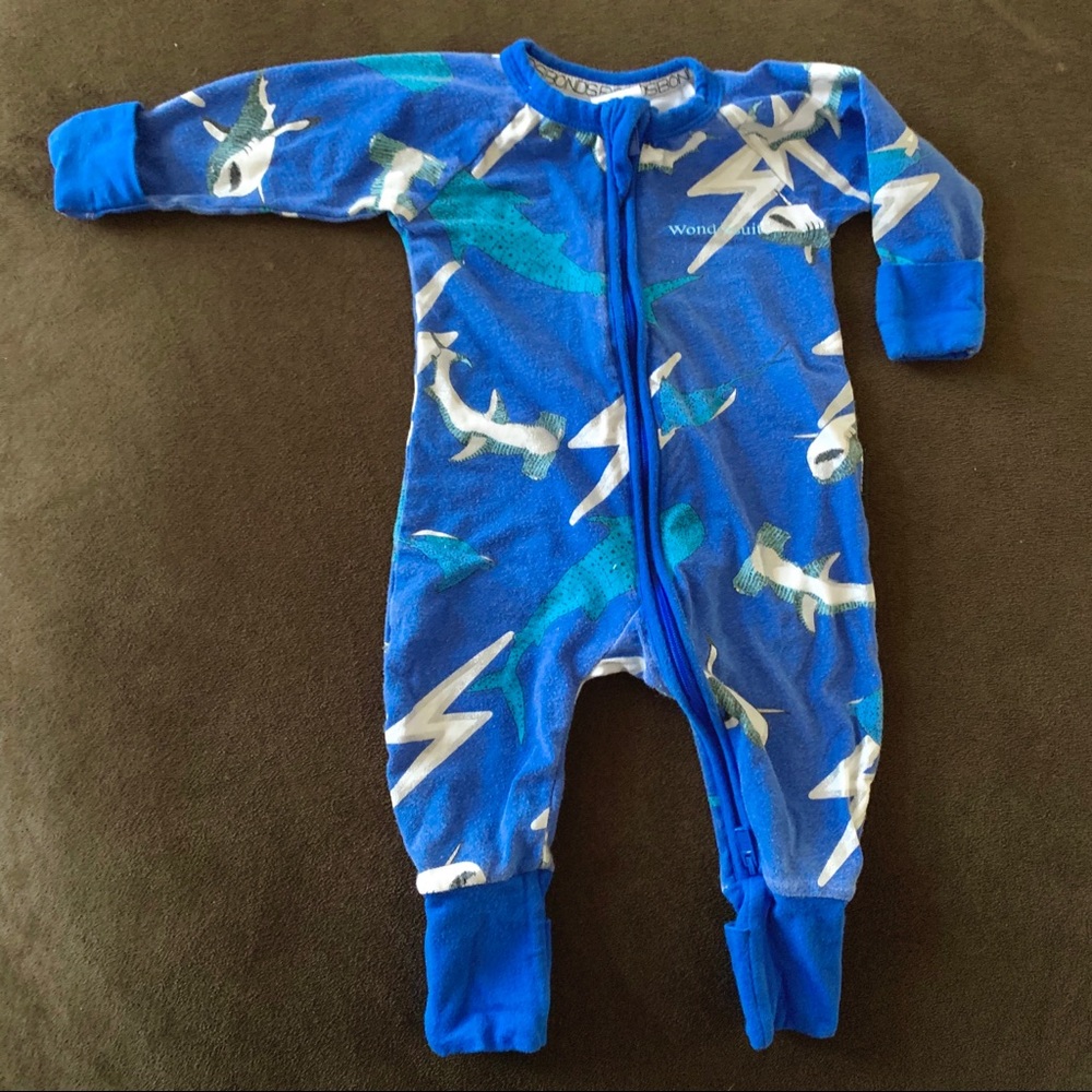 Baby two way zip footie/romper